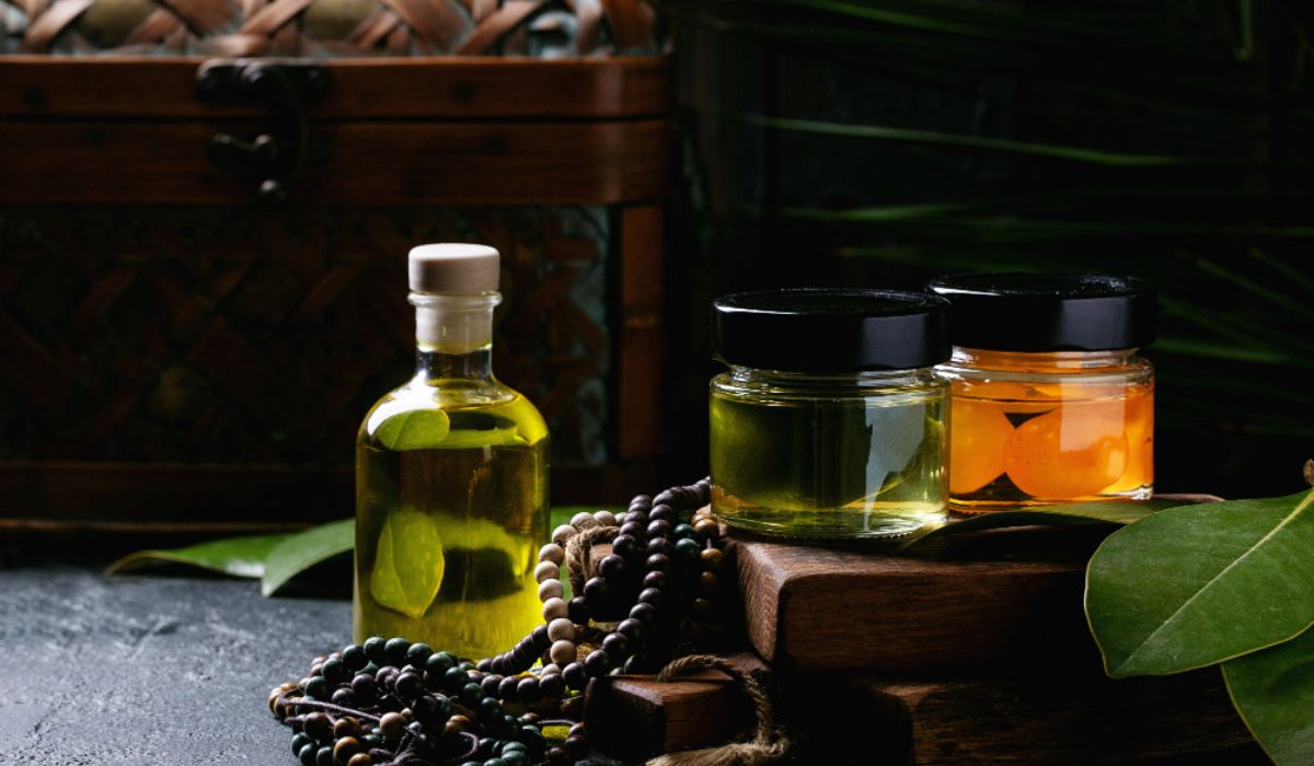 Exotic fragrance oils inspired by global aromatic traditions